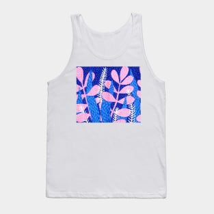 Blue pink oshu Tank Top